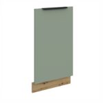 Nõudepesumasina esipaneel 45 peidetud paneeliga ZM 713x446 Köögi ARIA AQUAMARINE esipaneelid (Mint)
