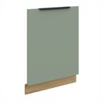 Nõudepesumasina esipaneel 60 peidetud paneeliga ZM 713x596 Köögi ARIA AQUAMARINE esipaneelid (Mint)