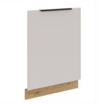 Nõudepesumasina esiosa 60 peidetud paneeliga ZM 713x596 - SOLEA Kitchen COLOR CASHMERE.