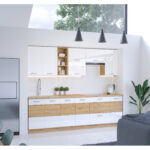 ARTISAN läikiv valge köök