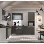 LARA hall köök. Konfiguratsioon. Modulaarne. Läikiv.