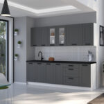 LUNA köök, tumehall. Kappide valik on mistahes.