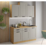 LUNA helehall köök - käsitöö. Konfiguratsioon.