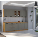 LUNA helehall köök - käsitöö. Konfiguratsioon.