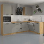 LUNA helehall köök - käsitöö. Konfiguratsioon.