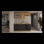 MODENA KÖÖK 180 cm. Konfiguratsioon Suur kappivalik.