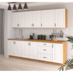 STILO KÖÖGIPUIT MATT VALGE + ARTISAN TAMM. Kõik kapikonfiguratsioonid.