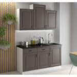 STILO KÖÖGI GRAFIIT + VALGE. Kõik kapi konfiguratsioonid.