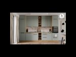 Köögikomplekt ARIA 3,7m AQUAMARINE esipaneelidega (Mint)