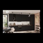 Köögikomplekt ARIA 390cm musta AFM esipaneeliga