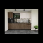 Näidisköögi Monza + Arona kombinatsioon. Kappide valik on vaba.