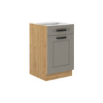 Alumine kapp 1 sahtliga + 1 uksega 50 D 1F 1S BB - LUNA KÖÖK HALL HELEKORDSELT - ARTISAN