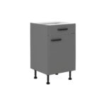 Alumine kapp 1 sahtel + 1 uks 50 D 1F 1S BB - KÖÖK NESSA