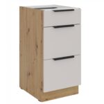 Alumine kapp 3 sahtliga 40 D 3S BB - SOLEA köögivärv KAŠMIIRIPUNA.