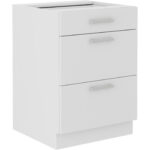 Alumine kapp 3 sahtliga 60 D 3S BB - EKO VALGE KÖÖK