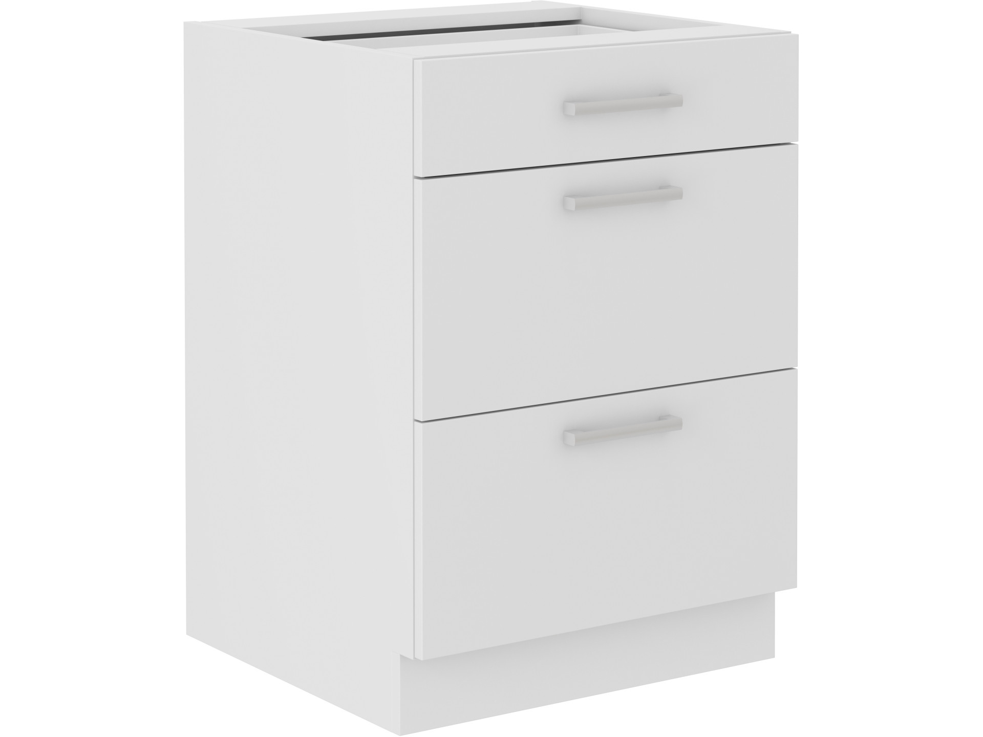 szafka-dolna-3-szuflady-60-d-3s-bb-kuchnia-eko-white Alumine kapp 3 sahtliga 60 D 3S BB - EKO VALGE KÖÖK - Image 1