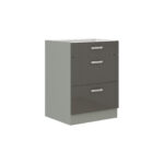 Alumine kapp 3 sahtliga 60 D 3S BB - HALL KÖÖK