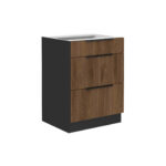 Alumine kapp 3 sahtliga 60 D 3S BB - Monza köök