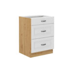 Alumine kapp 3 sahtliga 60 D 3S BB - STILO VALGE KÖÖK - ARTISAN