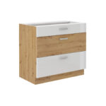 Alumine kapp 3 sahtliga 80 D 3S BB - ARTISAN KITCHEN GLOSS