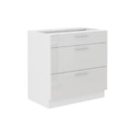 Alumine kapp 3 sahtliga 80 D 3S BB - LARA KÖÖK VALGE