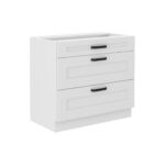 Alumine kapp 3 sahtliga 80 D 3S BB - LUNA WHITE KÖÖK - VALGE