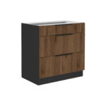 Alumine kapp 3 sahtliga 80 D 3S BB - Monza köök