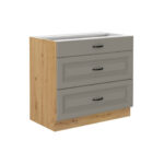 Alumine kapp 3 sahtliga 80 D 3S BB - STILO KÖÖK helehall / Artisan