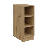 Alumine kapp 30 D OTW BB Köögi ARIA Esipaneelid must AFM