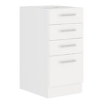 Alumine kapp 4 sahtliga 40 D 4S BB - EKO VALGE KÖÖK