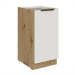 Alumine kapp 40 D 1F BB Köögi ARIA Esipaneelid Valge AFM