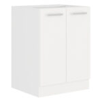 Alumine kapp 60 D 2F BB - EKO VALGE KÖÖK