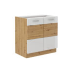 Alumine kapp 80 D 2F BB - ARTISAN KITCHEN GLOSS