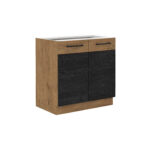 Alumine kapp 80 D 2F BB -KÖÖK Tume Puit