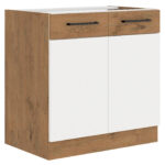 Alumine kapp 80 D 2F BB - VIGO KÖÖK VALGE LÄIKIV