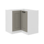 Alumine nurgakapp 90x90 DN 1F BB - LUNA KÖÖK HALL - VALGE