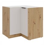 Alumine nurgakapp 90x90 DN 1F BB - SOLEA köögivärv KAŠMIIRIPUIDUST.