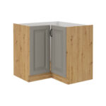 Alumine nurgakapp 90x90 DN 1F BB - STILO KÖÖK helehall / Artisan