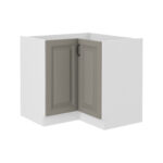 Alumine nurgakapp 90x90 DN 1F BB - STILO KÖÖK helehall / valge