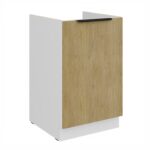 Alumine valamukapp 50 ZL 1F BB - Köögitamm CREMONA / Valge