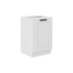 Alumine kapp valamu alla 50 ZL 1F BB - LUNA KITCHEN WHITE - VALGE