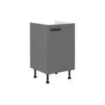 Valamu all olev alumine kapp 50 ZL 1F BB - Kitchen NESSA