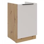 Alumine kapp valamu all 50 ZL 1F BB - SOLEA Kitchen COLOR CASHMERE.