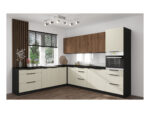 Alumine kapp valamu all 80 ZL 2F BB - ARONA Kitchen COLOR CASHMERE. - Image 2