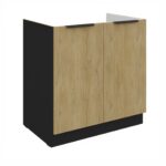 Alumine valamukapp 80 ZL 2F BB - CREMONA Oak Köök