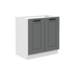 Alumine kapp valamule 80 ZL 2F BB - KÖÖK LUNA TUME HALL - VALGE