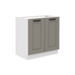 Alumine kapp valamule 80 ZL 2F BB - Kitchen LUNA HELEHALL - VALGE