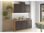 Alumine kapp valamu alla 80 ZL 2F BB - STILO KITCHEN grafiit / Artisan - Image 3