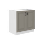 Alumine kapp valamule 80 ZL 2F BB - STILO KÖÖK helehall / valge