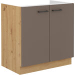 Alumine kapp valamu jaoks 80 ZL 2F BB-Kitchen BOLONIA